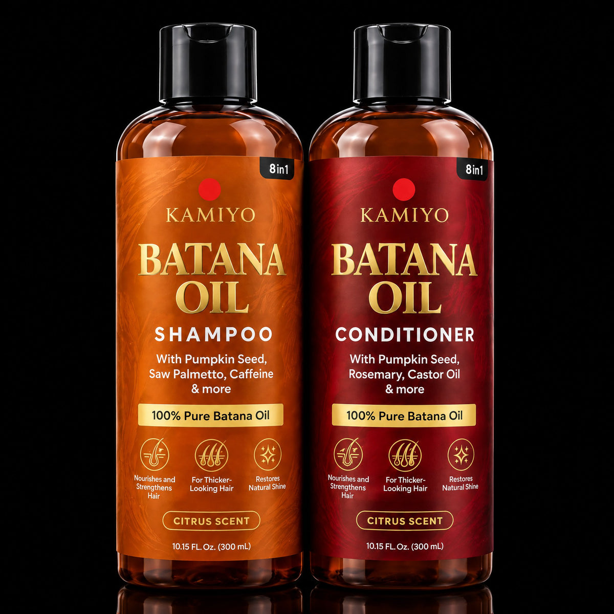 Kamiyo Batana Oil Shower Set, 1 set bundle