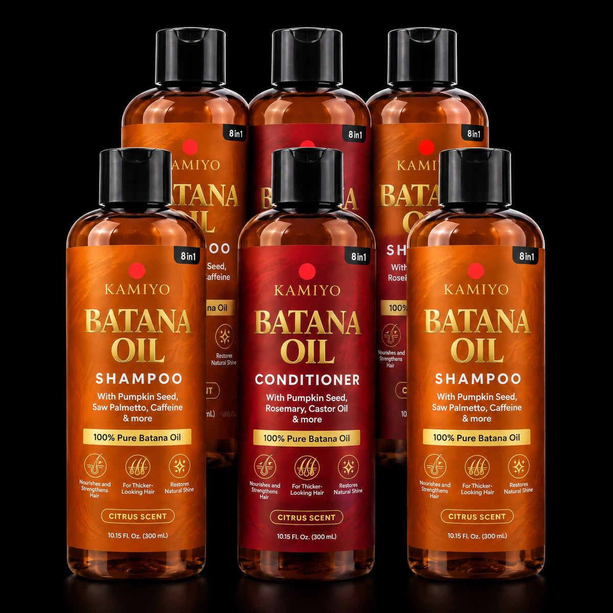 Kamiyo Batana Oil Shower Set, 3 sets bundle